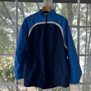 Reebok Navy and White Jacket